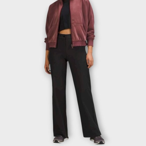 Lululemon City Sleek 5 Pocket High Rise Wide Leg Pants Black - Picture 12 of 12